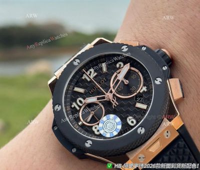 OMF Hublot Big Bang Original Unico 43mm Hub1280 Movement RG/Black Case Watch